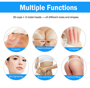 Neue Po-Lifting- und Brustvergrößerungspumpe mit Nippelsaugfunktion und Körperroller-Massagegerät aus 3 Metallen - Product Image 5