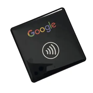 Top Tap Media sosial ukuran besar Nfc stiker Google Review Nfc stiker