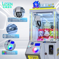 Mini-grue à pinces de qualité commerciale, jeu d'arcade de distribution de poupées pour un joueur avec force de préhension réglable, directement de l'usine