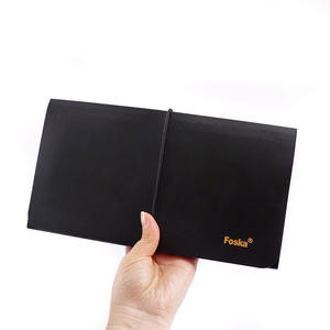 Porte-documents accordéon Foska, couleurs assorties, en PP durable, avec fermeture élastique et étiquettes colorées - Product Image 2