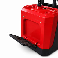 Chariot élévateur électrique autoporté de 1500 kg avec plateforme à pédale pour la logistique intérieure