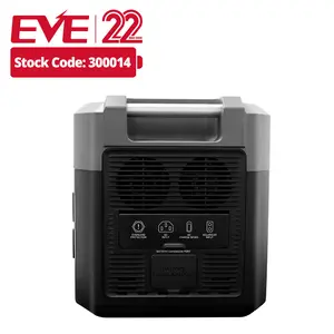 Eve 2048wh Generator Op Zonne-Energie 2200 Watt Vasten Charing Power Station Voor Thuis En Buiten