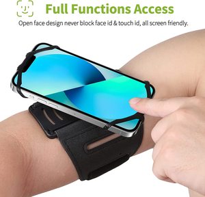 ที่วางโทรศัพท์แบบถอดได้แบบหมุนได้360อเนกประสงค์สายรัดแขนใส่เล่นกีฬาฟิตเนสสายรัดแขนใส่โทรศัพท์มือถือสำหรับวิ่งออกกำลังกาย - Product Image 5