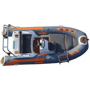 Ce rib 390 China Rigide Gonflable Ponton Pedal Patrol Inflatable Boat With Motor