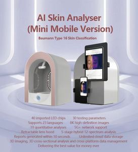Testeur de peau portable à IA, 30 indicateurs de détection, scanner facial 3D pour spa et salon professionnel, 12 spectres, fournisseur de premier plan - Product Image 5