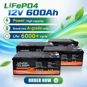 بطارية ليثيوم فوسفات الحديد (LiFePO4) 12 فولت 600 أمبير ساعة، دورة عميقة 7.68 كيلووات ساعة لتخزين الطاقة الشمسية للمركبات الترفيهية والتطبيقات البحرية وأنظمة الطاقة خارج الشبكة، بطارية ليثيوم 12 فولت 400 أمبير ساعة - Product Image 1