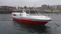 Bateau de parasailing offshore en fibre de verre Grandsea de 9,2 m avec moteur hors-bord à vendre, yacht de plaisance
