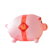 Porc volant gonflable géant rose et violet attrayant avec ventilateur intégré, impression par sublimation gratuite, durable, résistant au soleil, pour la publicité