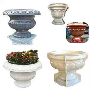 Europe and America plastic flower pot mould for garden decoration