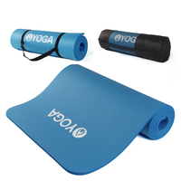 Tapis de Yoga NBR en Mousse Haute Densité Ultra Épais 8mm 10mm 15mm Léger Qualité Supérieure avec Logo Personnalisé OEM Modèle 2026