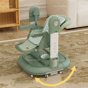 <span class=keywords><strong>Chaise</strong></span> <span class=keywords><strong>haute</strong></span> pour bébé de qualité supérieure, convertible en trotteur d'apprentissage et balançoire douce, avec <span class=keywords><strong>harnais</strong></span> de sécurité, facile à nettoyer et à ranger - Product Image 2