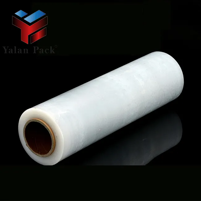 Cheap 500mm PE Film Stretch Rol Pallet Packing Plastic Wrapping Logo Printing Industrial Business Supermarket Painting Chemical