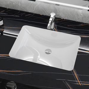 <span class=keywords><strong>Mobile</strong></span> da <span class=keywords><strong>Bagno</strong></span> a 2 Ripiani con Lavabo, Lavandino in Ceramica Bianca e Set Vanity Impermeabile per <span class=keywords><strong>Bagno</strong></span> - Product Image 3
