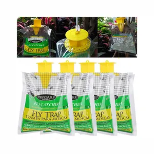 Fly Trap Outdoor Hanging Disposable Fly Fruit Trap Big Bag Fly Catcher