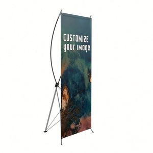 Wholesale Supplier Retractable <b>Backdrop</b> <b>Stand</b> Digital Printed Expo Display 180x80cm Custom X Banner <b>Stand</b> for Trade Show - Product Image 6