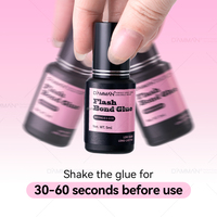 Colle professionnelle pour extensions de cils, livraison gratuite, 0,3-05s/1-2s, 5ml, adhésif noir pour cils, pour usage en salon uniquement