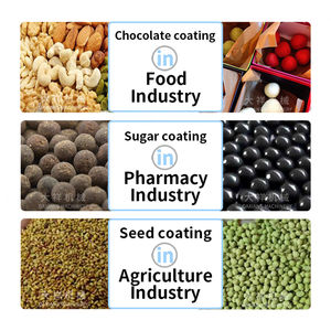 BY-1250 Custom Service Food Grade Easy Operation <b>Big</b> Size Nut Chocolate Coating <b>Pan</b> Machine for Groundnut - Product Image 3