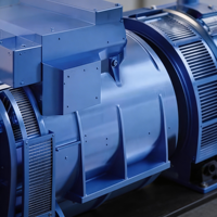 ALEO XE-512F Erdgas-Stromgenerator 1125kVA Wasserkühlung Automatischer Start Fernstart 50Hz für Verarbeitungsanlagen