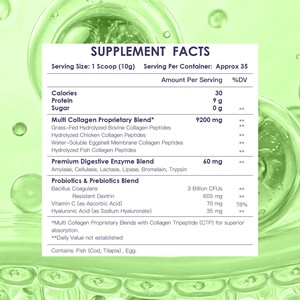OEM ODM Polvo de Péptidos de Colágeno Múltiple con Vitamina C que Ayuda a que el Cabello Crezca Más Fuerte, Largo y Saludable, Polvo de Péptidos de Colágeno Múltiple - Product Image 2