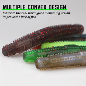 Señuelo de Pesca de Agua Salada con Sonajero de Sonido de Bajo, Material TPR, Cebo Artificial Suave para Marlin, 1 Pieza/Bolsa - Product Image 3