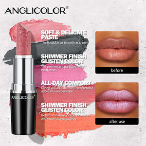 Lápiz Labial Vegano al por Mayor con Logotipo Personalizado, Nuevo Diseño, Larga Duración, Impermeable, Acabado Mate, Brillante y Luminoso para Mujer - Product Image 2