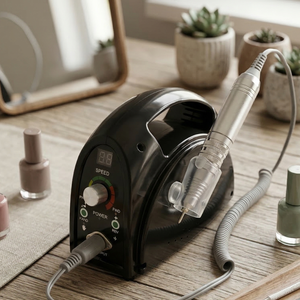 Máquina de manicura Zeal Shine de alta potencia, 35000 RPM, lima de uñas eléctrica profesional para uso en salón con mango. - Product Image 1