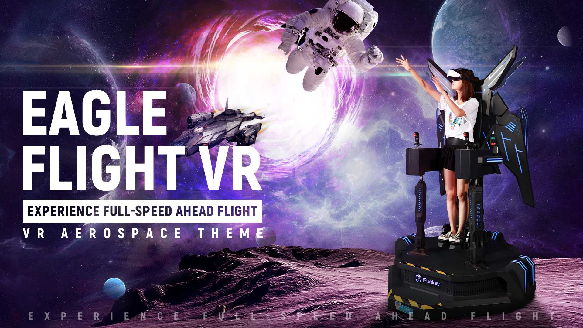 Amusement Park Games 9D VR Simulator Indoor Skydiving Simulator
