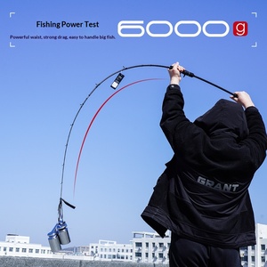 <span class=keywords><strong>Caña</strong></span> de Pescar de Alta <span class=keywords><strong>Calidad</strong></span> MH 1.83/1.91m de 3 Secciones para Slow Jigging, Peso del Señuelo 100g-350g, Portátil, para Pesca en Agua Salada desde Barco - Product Image 4