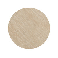 Table basse ronde moderne 2025 en bois et marbre doré pour café