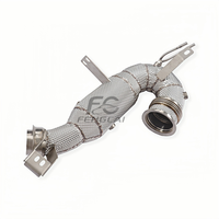 Pour Mercedes-Benz CLE53 AMG 3.0T C236 2024+ Collecteur d'échappement isolé en acier inoxydable OEM 100/200/300 cellules pour amélioration de puissance