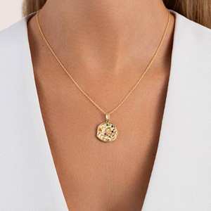 Zoryn - Colgante <span class=keywords><strong>con</strong></span> Dije de las 12 Constelaciones, Cadena Suelta Básica para Manualidades, <span class=keywords><strong>con</strong></span> Baño de Oro de 18K, Electroplacado al Vacío en Horno de Cobre - Product Image 5