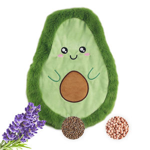保温パッド取り外し可能なマイクロ波可能な小型ヒートパッド詰め動物ぬいぐるみアボカド加熱パッド - Product Image 1