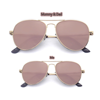 Meilleures ventes Lunettes de soleil Ran Ban Aviation pour maman, papa et moi Lunettes de soleil pour enfants Lunettes de soleil pour garçons et filles