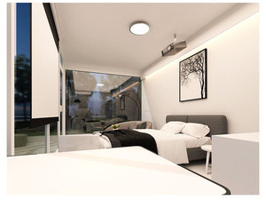 Villa <span class=keywords><strong>de</strong></span> Lujo Moderna, Casa Contenedor Desmontable, Cabaña Prefabricada Impermeable, <span class=keywords><strong>Concepto</strong></span> <span class=keywords><strong>de</strong></span> Hotel Inspirado <span class=keywords><strong>en</strong></span> una Cápsula Espacial - Product Image 5
