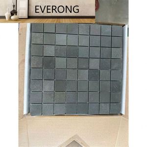 Mài dũa hình vuông Cube Đen basalt <span class=keywords><strong>andesite</strong></span> đá sỏi Gạch <span class=keywords><strong>Mosaic</strong></span> cho tường và sàn - Product Image 6