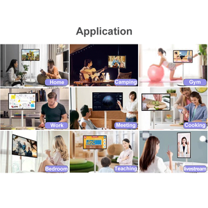 Incell ป้ายดิจิตอลแนวตั้งหน้าจอสัมผัสและจอแสดงผลติดตามฉัน27 "ป้าย LCD ใช้แบตเตอรี่ขับเคลื่อน - Product Image 5