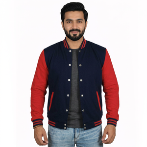 Unisex Custom Chenille Applique Letterman Varsity Jacket for <b>Man</b> Fashion Casual Baseball Style <b>Man</b> Jacket for Winter - Product Image 1