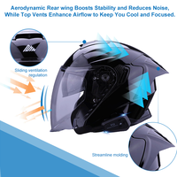 Fabricant de Casques de Moto Certifiés ECE & DOT OEM/ODM – Casques Demi-Face Personnalisés Compatibles Bluetooth