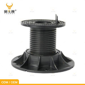 Pavé con piedistallo in plastica regolabile con piedistallo per pavimento in pietra con supporto per pavimento Auto con livellamento automatico correttore per pendenza 65-150mm - Product Image 6