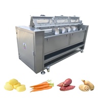 Industriële was- en schilmachine voor zoete aardappelen, reinigingsmachine, schilmachine voor zoete aardappelen