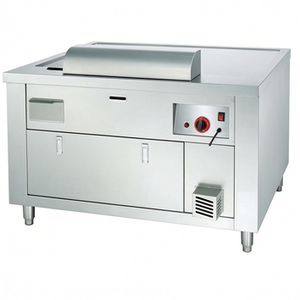 Grill électrique japonais Teppanyaki de <span class=keywords><strong>1</strong></span>,5 mètre, plaque de cuisson Teppanyaki en acier inoxydable pour restaurant, hôtel, cuisine - Product Image 1