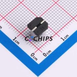 Condensateur électrolytique en aluminium SMD BXJ25V100M6.3*8 6.3TP, D6.3xL7.7mm 100uF 20% 25V 120mA-100kHz - Product Image 2
