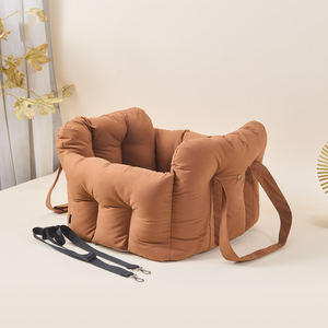 Siège de <span class=keywords><strong>voiture</strong></span> portable pour <span class=keywords><strong>chien</strong></span>, accessoires de voyage pour <span class=keywords><strong>chien</strong></span>, siège surélevé pour animaux de compagnie à double usage avec poche latérale pratique pour les petits et moyens chiens - Product Image 3