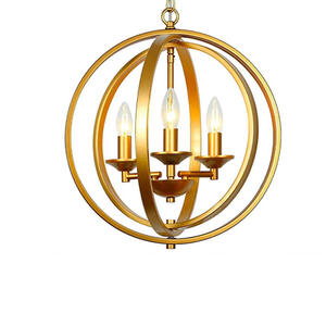 Lámpara de vela vintage de estilo industrial, luz colgante decorativa de metal de cocina para hotel en casa - Product Image 6