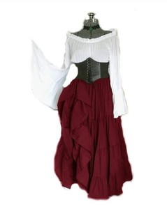Disfraz de Mascarada <span class=keywords><strong>Reina</strong></span> Gótica Victoriana Vestido de Noche Princesa Elfa Renacentista <span class=keywords><strong>Medieval</strong></span> Lolita Fiesta Baile Retro Cosplay para Mujer - Product Image 5