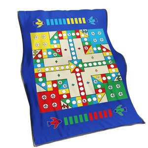 Mới nhất thiết kế tùy chỉnh thăng hoa in Anime flannel chăn Dã Ngoại chăn tùy chỉnh chăn ấm - Product Image 1