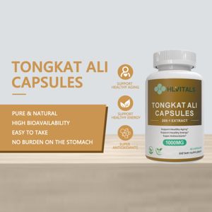 Tabletas de Tongkat Ali Naturales Avanzadas de Marca Privada OEM, Apoyan la Vitalidad y el Bienestar Masculino, Extracto Herbal Premium - Product Image 3