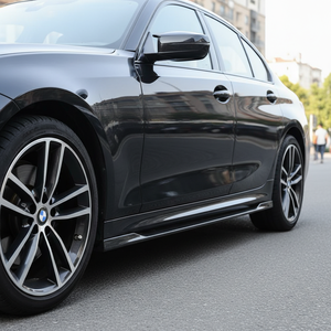 Extensiones de faldones laterales de fibra de carbono auténtica para BMW Serie 3 G20 G28 M Sport 2019-2022, kit de carrocería, splitters - Product Image 3