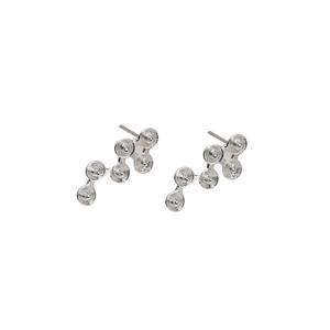 Pendientes de Perlas de Cinco Garras de Plata de Ley S925 Coreanos Wenchi, Accesorios Hechos a Mano de Moda para Mujer, Componentes de Joyería Vacíos - Product Image 5