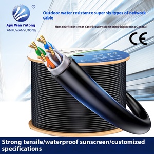 <span class=keywords><strong>Cable</strong></span> de red de categoría 6e de bloqueo de agua para exteriores <span class=keywords><strong>Utp</strong></span> Cat6 <span class=keywords><strong>Utp</strong></span> <span class=keywords><strong>Cable</strong></span> Ethernet para interiores y exteriores Fabricante de cables Personalización - Product Image 2